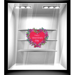 Αυτοκόλλητο βιτρίνας - Αγίος Βαλεντίνος 45